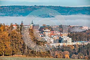 View of the city of Jihlava, Czech Republic