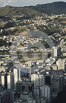 View of the city of Juiz de Fora, Minas Gerais, Brazil.