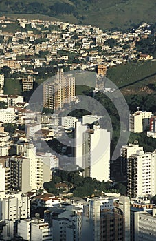 View of the city of Juiz de Fora, Minas Gerais, Brazil. photo