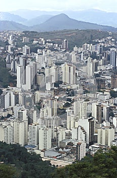 View of the city of Juiz de Fora, Minas Gerais, Brazil. photo