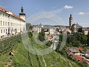 View of the city of KutnaHora, Czech Republic, Europe