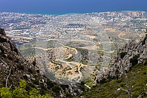 View of the city of Kyrenia, North Cyprus