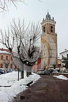 View of the city La Morra