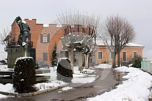 View of the city La Morra