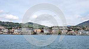 View of the city of Lake Geneva