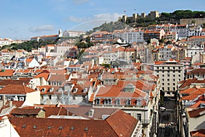 View of city of Lisbon, Portugal