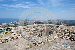 View of the City of Livorno above the Mausoleum of Ciano