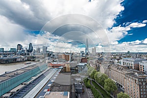 View of London form the Tate Modern photo