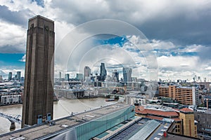 View of London form the Tate Modern photo