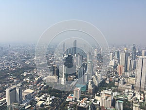 view of the city from MahaNakhon