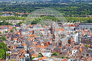 View of the city of Malines (Mechelen