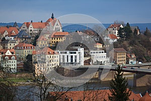 View of the city of Meissen