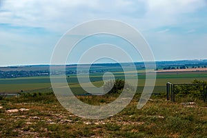 View of the city of Nitra in Slovakia from Kalvaria mountain