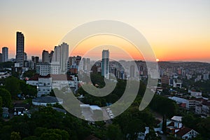 View of the city  Novo Hamburgo from totel swan photo