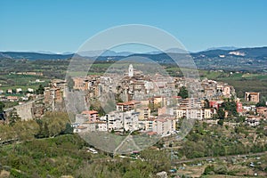 View of the city of orte