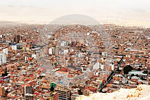 view of city Oruro, bolivia