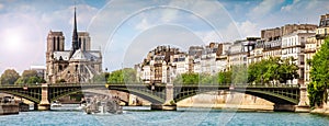 City of Paris from the Seine photo