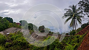 A view of Penang from top of Penang Hill Bukit Bendera photo