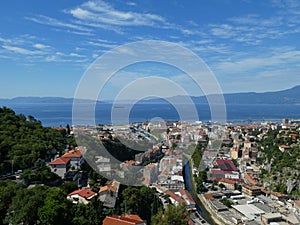 View of the city of Rijeka