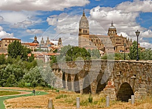 View on the city of Salamanca, Spain