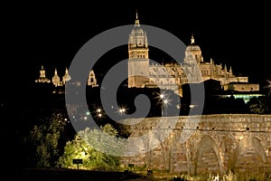 View on the city of Salamanca, Spain