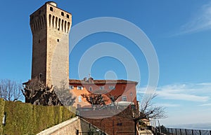View of the city of Santa Vittoria D Alba photo