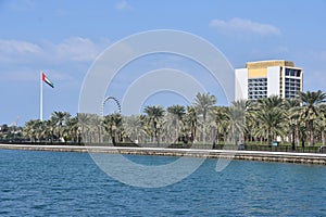 View of the city of Sharjah in the UAE