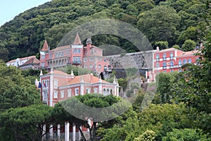 View of the city of Sintra, Portugal.