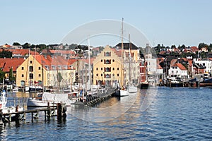 View of the city of Svendborg