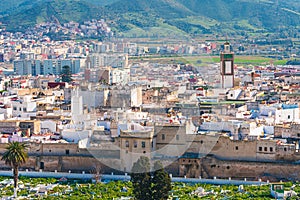 View of the city Tetouan Medina, Morocco, North Africa