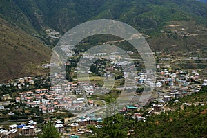 View of the city, Thimphu, Bhutan