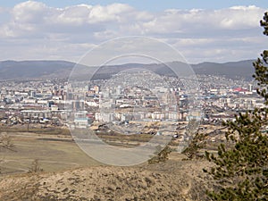 View of the city of Ulan-Ude. photo