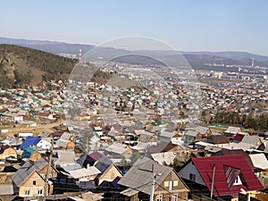 View of the city of Ulan-Ude. photo