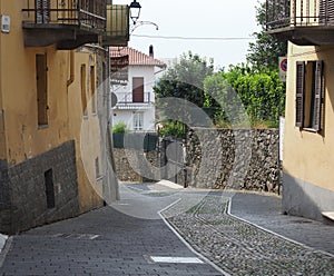 View of the city of Viverone