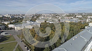 View of the city of Vladimir from the height of the Assumption Cathedral.