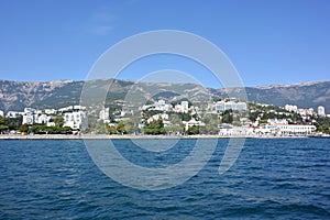 View of the city of Yalta