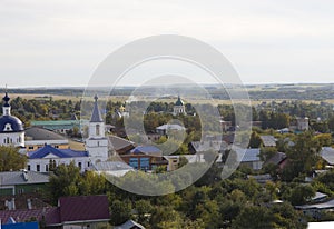 View of the city of Zaraysk from the water tower