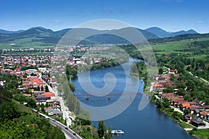 View on city Zilina, Slovakia