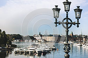 View of the cityscape. landscapes of Stockholm, Sweden