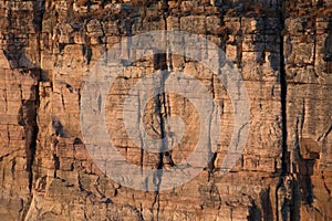 View of cliff face from Tundavala gap in Huila photo