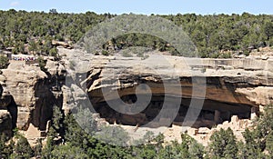 A View of Cliff Palace, Mesa Verde National Park