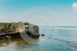 View of a cliff in Dar es Salaam against horizon photo