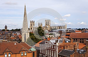 View from Clifford's Tower in York