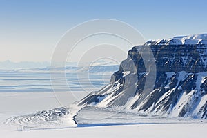 View on the cliffs