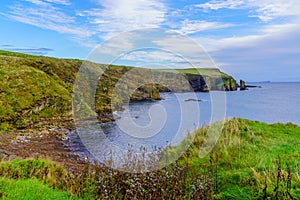 Ossi Taking point, and Windwick Bay. South Ronaldsay