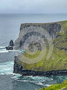 View of the Cliffs of Moher on the Wild Atlantic Way