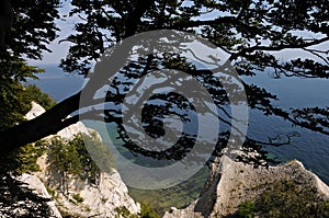 A view from the cliffs of Mon