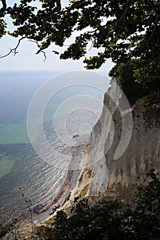 A view from the cliffs of Mon