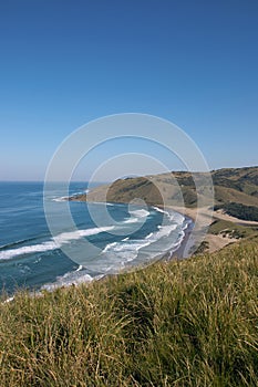 View from Cliffs of Wild Coast Beach, Transkei, So