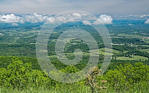 View of the Clouds Over Shenandoah Valley